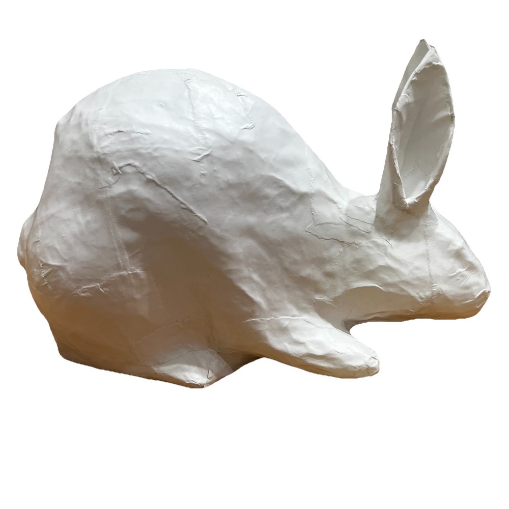 Crate &‎ Barrel Fair-Trade Haitian Paper Mâché Rabbit Sculpture